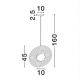 Pendule, Lustre suspendate - Lustra, Pendul modern REFLET 45cm