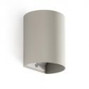Aplica perete aluminiu gri, 1xGU10, SOLE round
