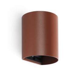 Aplica perete aluminiu terracotta, 1xGU10, SOLE round