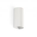 Aplica perete aluminiu alb, 2xGU10, SOLE round
