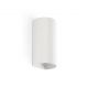 Aplica perete aluminiu alb, 2xGU10, SOLE round