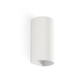 Aplice, corpuri de iluminat pentru pereti - Aplica perete aluminiu alb, 2xGU10, SOLE round