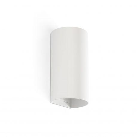 Aplice, corpuri de iluminat pentru pereti - Aplica perete aluminiu alb, 2xGU10, SOLE round