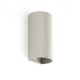 Aplica perete aluminiu gri, 2xGU10, SOLE round
