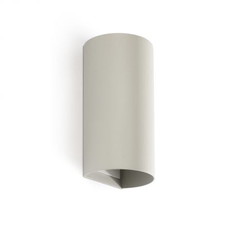 Aplice, corpuri de iluminat pentru pereti - Aplica perete aluminiu gri, 2xGU10, SOLE round