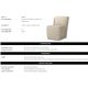 Scaune - Scaun design LUX Selene, Renato ecru