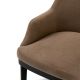 Scaune - Scaun design LUX cu raft lateral Costa, Sabino brown