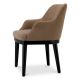 Scaune - Scaun design LUX cu raft lateral Costa, Sabino brown