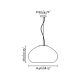 Pendule, Lustre suspendate - Lustra/ Pendul design decorativ MAR H26cm verde