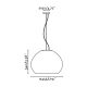 Pendule, Lustre suspendate - Lustra/ Pendul design decorativ MAR H34cm verde