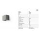 Aplice - Aplica LED exterior iluminat ambiental IP55 GROT 2700K gri
