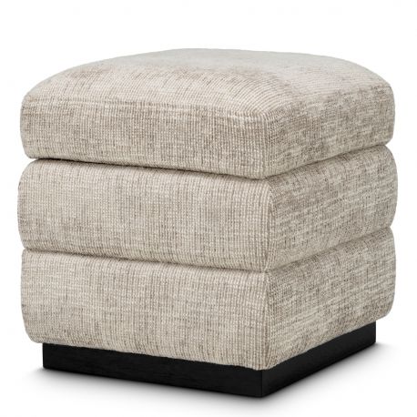 Banchete-Tabureti - Taburete cu spatiu de depozitare Valmont, Creststone beige