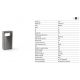 Stalpi - Stalp LED iluminat exterior IP55 GLINT 3000K H-40cm gri