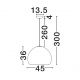 Pendule, Lustre suspendate - Lustra design decorativ PASHIO 36cm