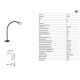 Stalpi - Stalp LED iluminat exterior IP65 CUCA H-30cm