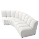 Canapele - Modul canapea design LUX Lando corner, Avalon white