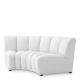 Modul canapea design LUX Lando corner, Avalon white 