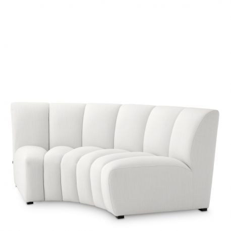 Canapele - Modul canapea design LUX Lando corner, Avalon white