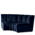 Modul canapea design LUX Lando corner, Catifea albastra