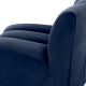 Canapele - Modul canapea design LUX Lando, Catifea albastra