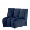 Modul canapea design LUX Lando, Catifea albastra