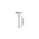Stalpi - Stalp LED iluminat exterior IP65 CUCA H-50cm