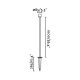 Stalpi - Stalp LED cu tarus iluminat exterior IP65 CUCA H-100cm