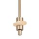 Pendule, Lustre suspendate - Lustra, Pendul LED din aluminiu si alabastru, Betty auriu