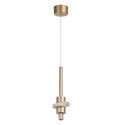 Lustra, Pendul LED din aluminiu si alabastru, Betty auriu