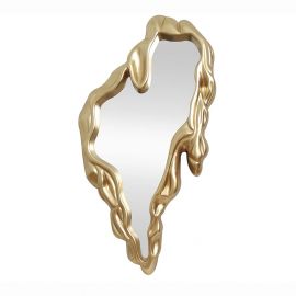 Oglinda de perete decorativa FLUIDUM 150cm auriu