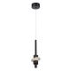 Pendule, Lustre suspendate - Lustra, Pendul LED din aluminiu si alabastru, Betty negru