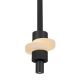 Pendule, Lustre suspendate - Lustra, Pendul LED din aluminiu si alabastru, Betty negru