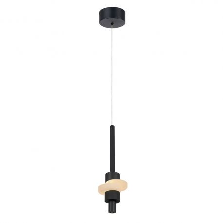 Pendule, Lustre suspendate - Lustra, Pendul LED din aluminiu si alabastru, Betty negru