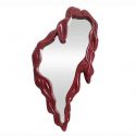 Oglinda de perete decorativa FLUIDUM 150cm rosu