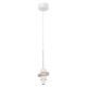 Pendule, Lustre suspendate - Lustra, Pendul LED din aluminiu si alabastru, Betty alb