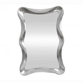 Oglinda de perete decorativa ALICE 120cm argintiu