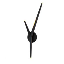 Aplice, corpuri de iluminat pentru pereti - Aplica de perete minimalista LED Arrecife negru