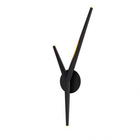 Aplice, corpuri de iluminat pentru pereti - Aplica de perete minimalista LED Arrecife negru