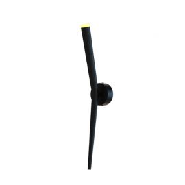 Aplice, corpuri de iluminat pentru pereti - Aplica de perete LED stil minimalist BOOMERANG negru