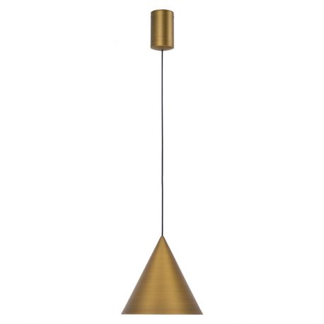 Pendule, Lustre suspendate - Pendul LED stil minimalist CONO D-18cm leather