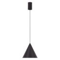 Pendul LED stil minimalist CONO D-18cm negru