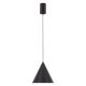 Pendule, Lustre suspendate - Pendul LED stil minimalist CONO D-18cm negru