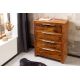 Comode - Comoda cu 4 sertare din lemn masiv PURE 100cm