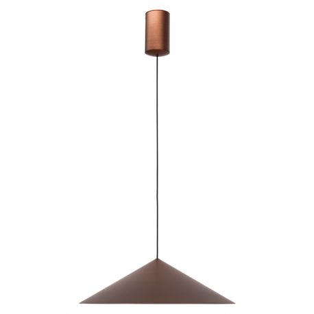 Pendule, Lustre suspendate - Lustra/Pendul LED stil minimalist CONO D-30cm cupru