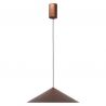 Lustra/Pendul LED stil minimalist CONO D-30cm cupru
