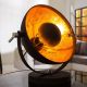 Veioze - Lampa design retro Studio negru/ auriu