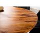 Mese dining - Masa rotunda TRES CHIC 120cm lemn masiv sheesham
