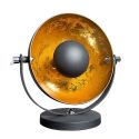 Lampa design retro Studio negru/ auriu