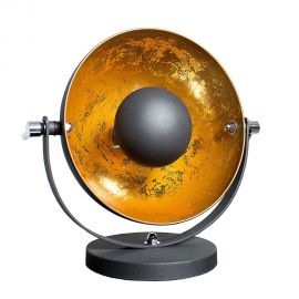 Lampa design retro Studio negru/ auriu
