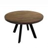 Masa rotunda design industrial vintage Iron Craft 120cm
